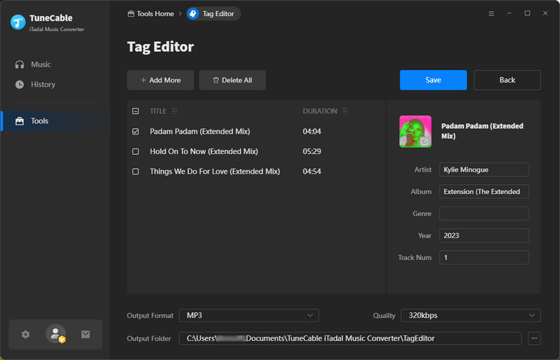 edit tags