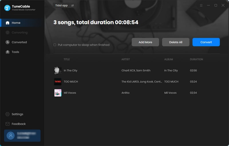 tidal hires music download