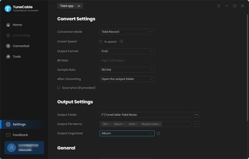 set output parameters