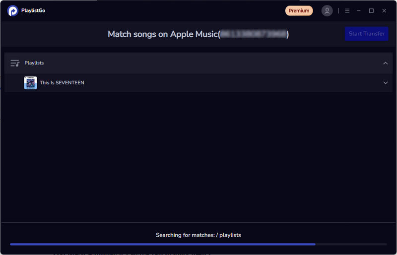 matching spotify playlist