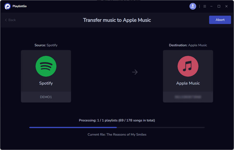 transferring spotify playlists
