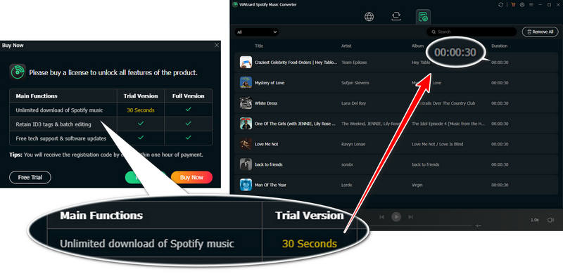 viwizard spotify music converter download limits