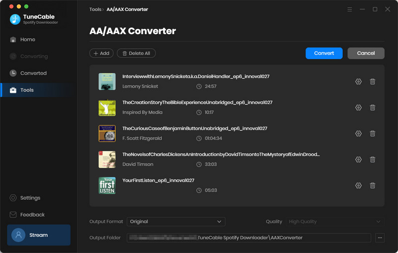 convert audiobooks