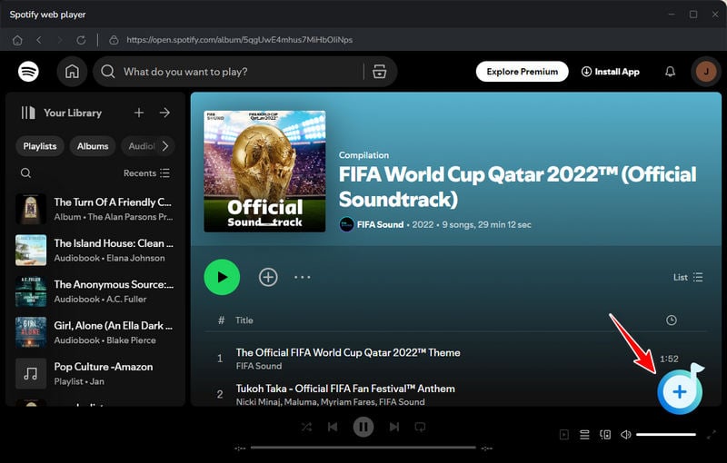 add world cup playlist to download