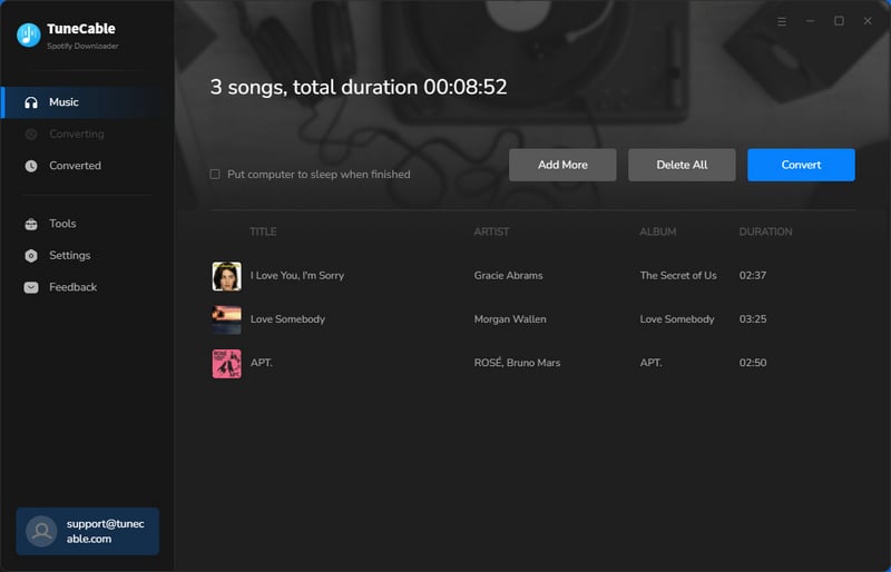 Convert Spotify Songs