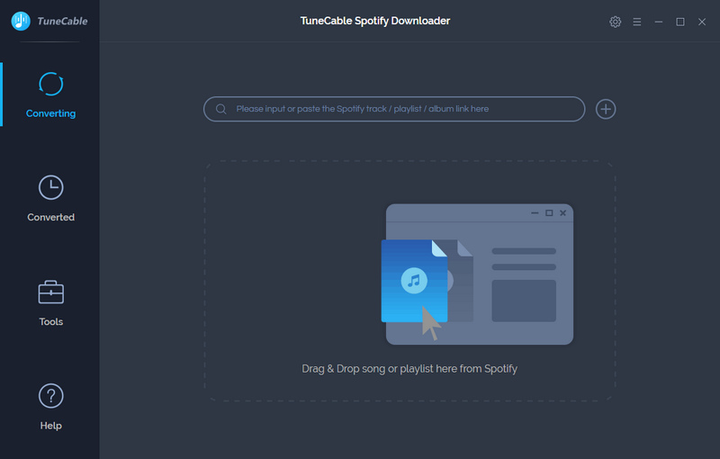 tunecable spotify downloader main interface