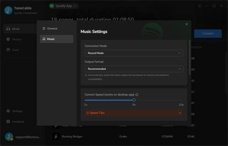 choose settings options to download Spotify lossless audio