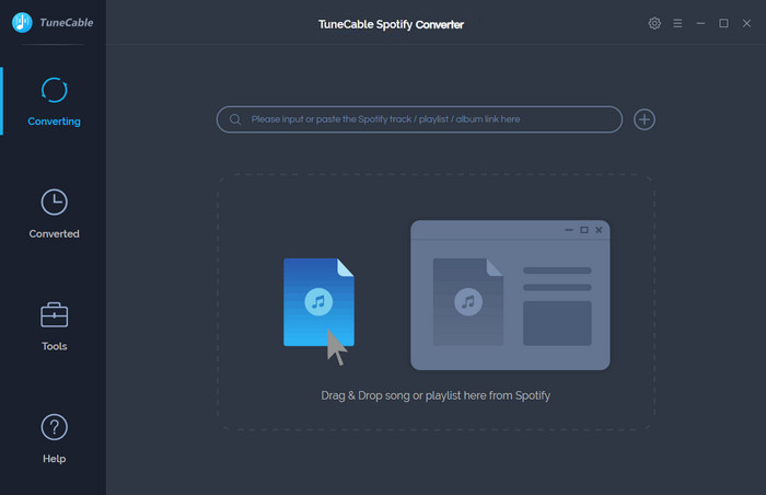 tunecable spotify downloader main interface