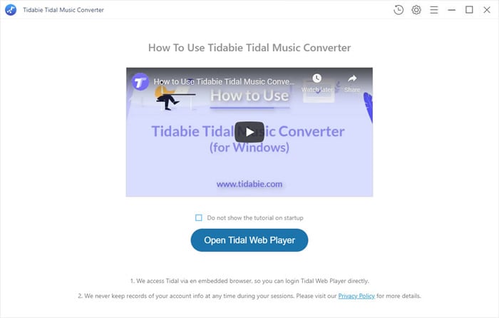 launch tidal media downloader