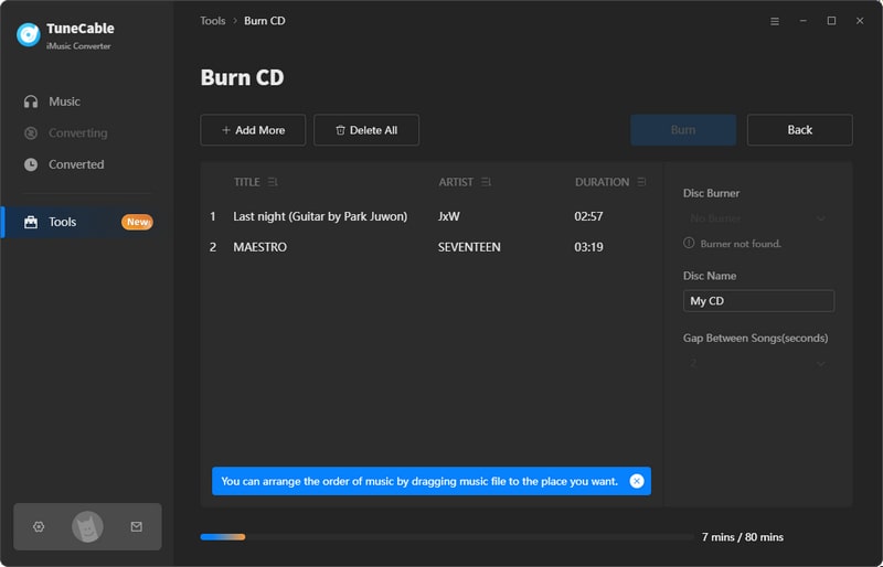 burn cd