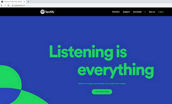 log in spotify